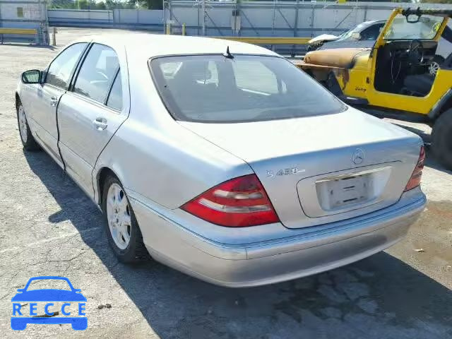 2000 MERCEDES-BENZ S430 WDBNG70J9YA113999 зображення 2