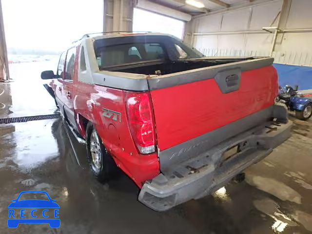 2002 CHEVROLET AVALANCHE 3GNEK13T92G223381 Bild 2