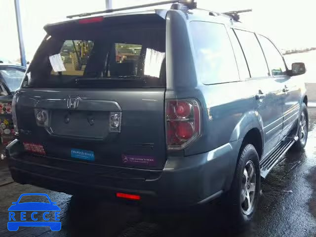 2006 HONDA PILOT EX 2HKYF18576H521140 зображення 3