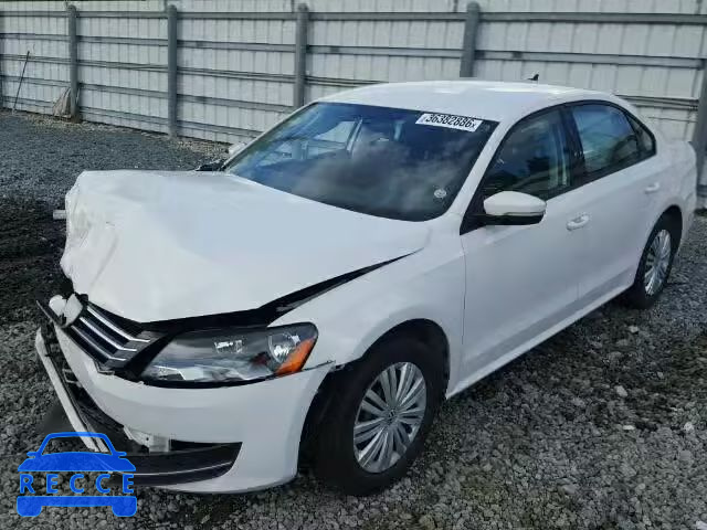 2014 VOLKSWAGEN PASSAT S 1VWAP7A30EC025307 зображення 1