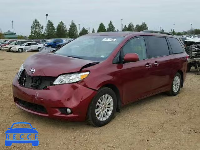 2013 TOYOTA SIENNA XLE 5TDYK3DC0DS402297 зображення 1