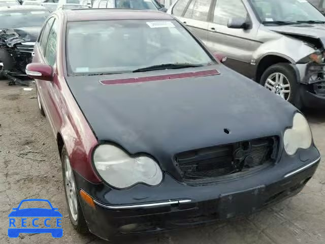 2003 MERCEDES-BENZ C240 WDBRF61J63F366576 зображення 0