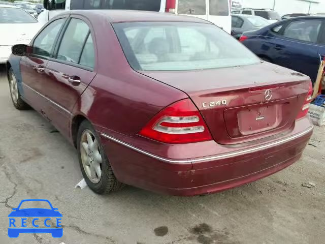 2003 MERCEDES-BENZ C240 WDBRF61J63F366576 зображення 2