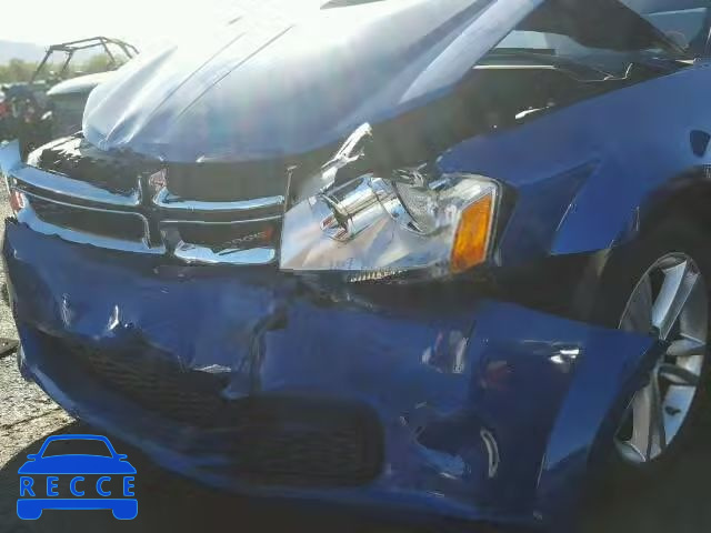 2012 DODGE AVENGER SE 1C3CDZAG0CN314390 image 9