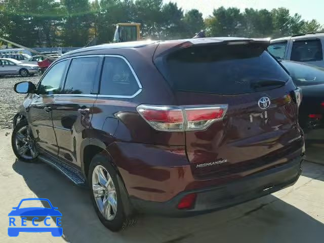 2016 TOYOTA HIGHLANDER 5TDDKRFH3GS272210 зображення 2