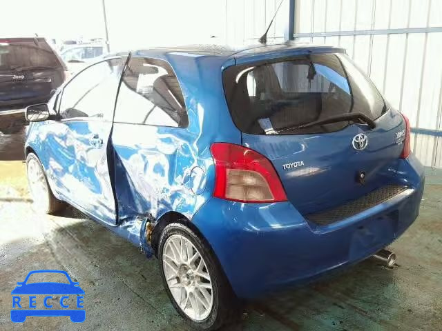 2008 TOYOTA YARIS JTDJT903385156705 image 2