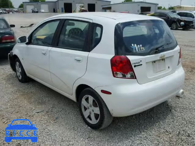 2007 CHEVROLET AVEO/LS KL1TD66627B696916 image 2