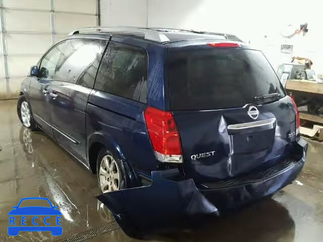 2008 NISSAN QUEST S/SE 5N1BV28U68N105682 image 2