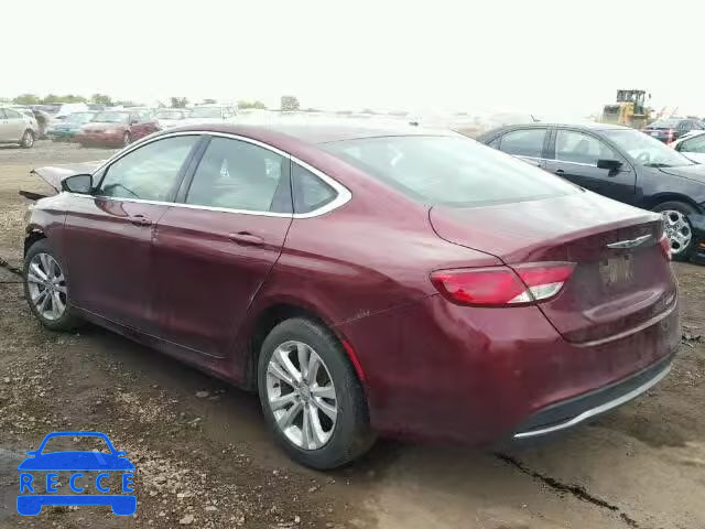 2015 CHRYSLER 200 LIMITE 1C3CCCAB8FN663631 image 2