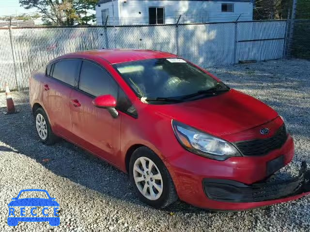 2013 KIA RIO LX KNADM4A36D6127471 зображення 0