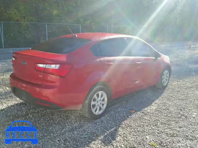 2013 KIA RIO LX KNADM4A36D6127471 зображення 3