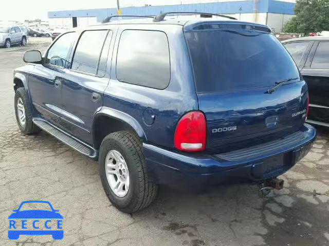 2003 DODGE DURANGO SL 1D4HS48N63F557326 image 2