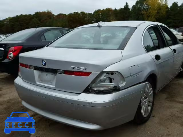 2004 BMW 745I WBAGL63444DP71130 зображення 8