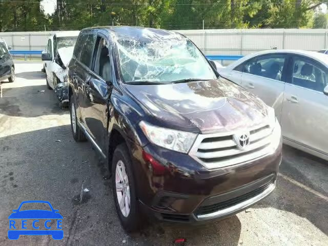 2013 TOYOTA HIGHLANDER 5TDZA3EH1DS040546 image 0