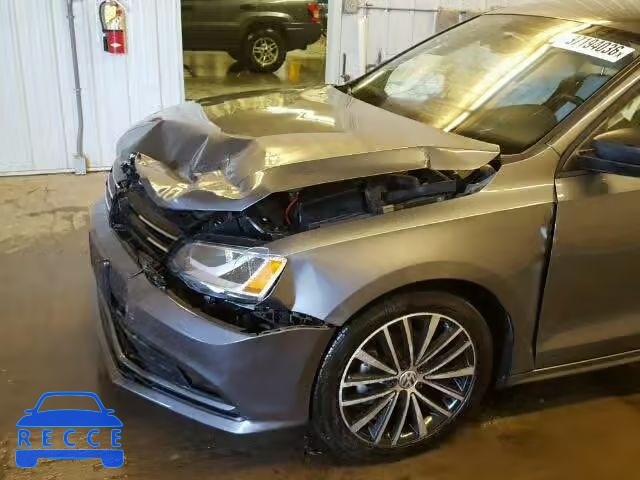 2015 VOLKSWAGEN JETTA SE 3VWD17AJXFM424710 image 9