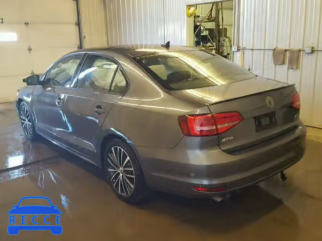 2015 VOLKSWAGEN JETTA SE 3VWD17AJXFM424710 image 2