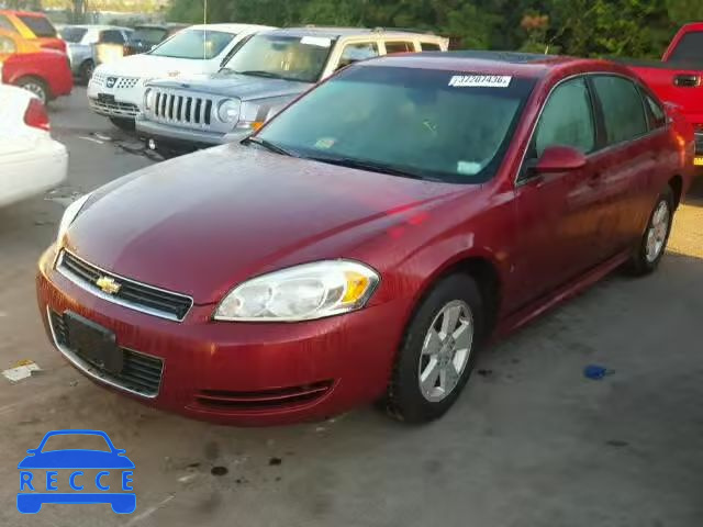 2009 CHEVROLET IMPALA 1LT 2G1WT57K191186874 зображення 1