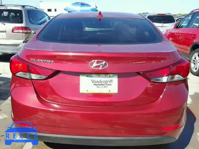 2016 HYUNDAI ELANTRA SE 5NPDH4AE2GH754798 зображення 9