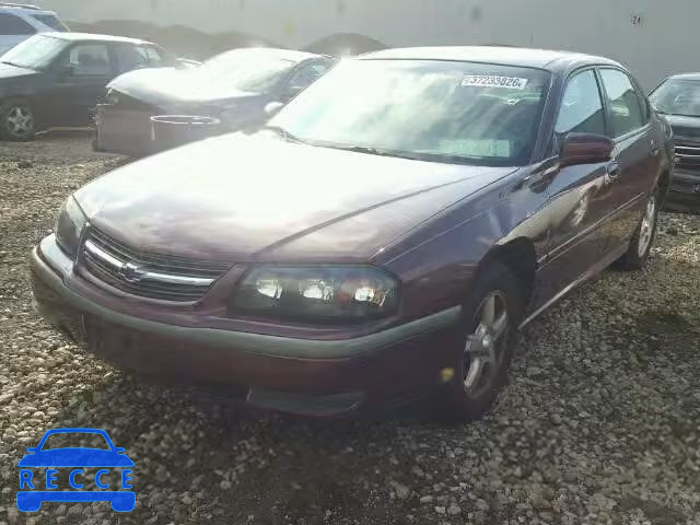 2004 CHEVROLET IMPALA LS 2G1WH52K449396629 зображення 1