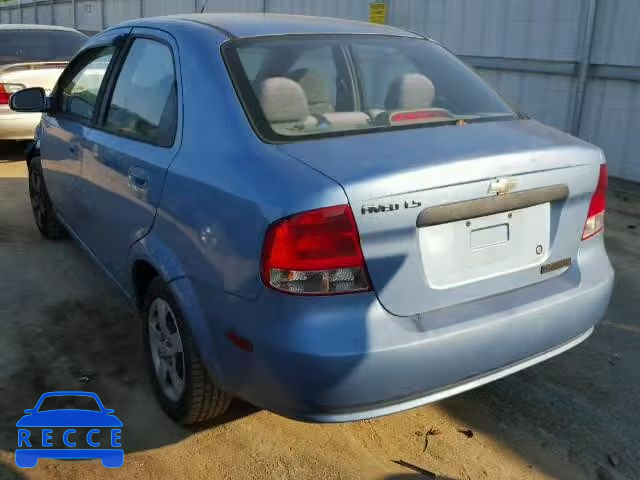 2005 CHEVROLET AVEO/LS KL1TD52605B293949 image 2