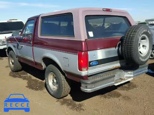 1996 FORD BRONCO 1FMEU15H5TLB57892 image 2