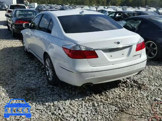 2011 HYUNDAI GENESIS KMHGC4DF6BU127922 image 2