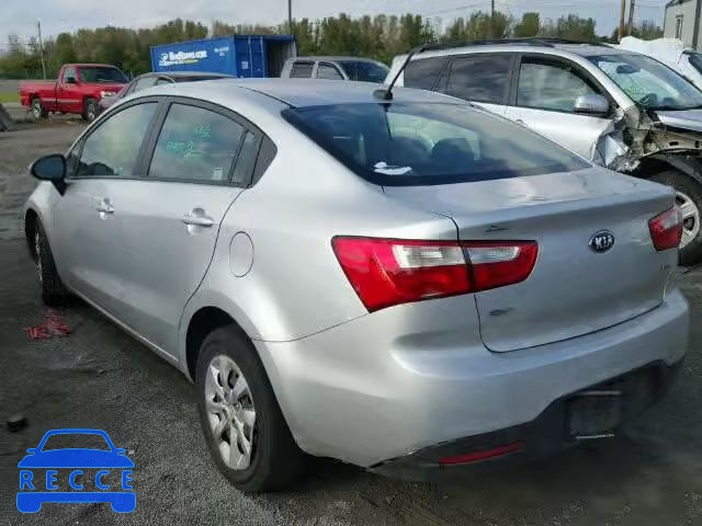 2014 KIA RIO LX KNADM4A3XE6370699 image 2