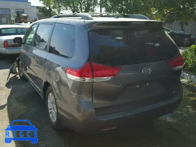 2014 TOYOTA SIENNA XLE 5TDYK3DC6ES466684 image 2