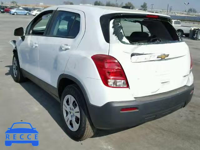 2016 CHEVROLET TRAX LS 3GNCJKSB1GL203715 image 2