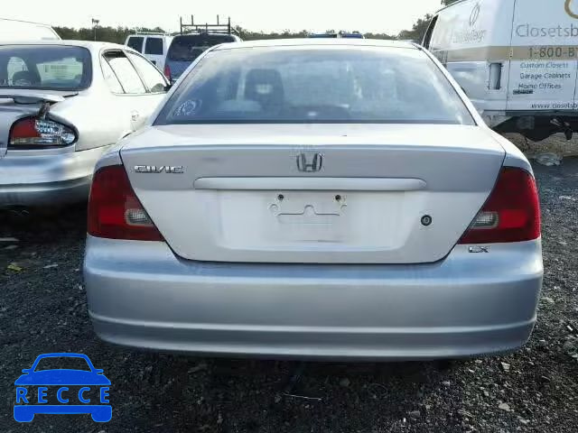 2002 HONDA CIVIC LX 1HGEM22562L013157 зображення 9