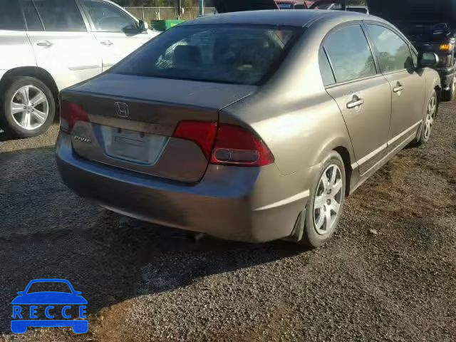 2008 HONDA CIVIC LX 2HGFA16508H347627 зображення 3