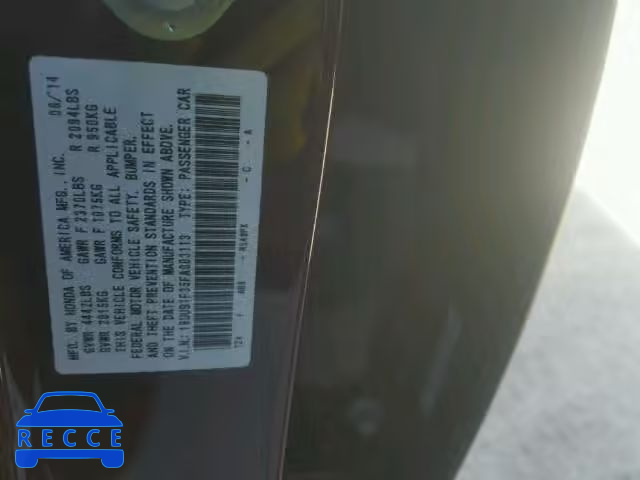 2015 ACURA TLX 19UUB1F35FA003113 image 9