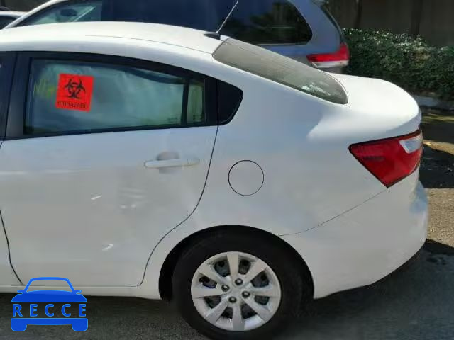 2013 KIA RIO LX KNADM4A3XD6111998 зображення 8