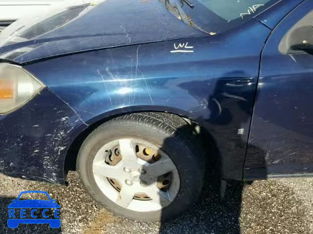 2008 CHEVROLET COBALT LT 1G1AL18F687243205 image 8