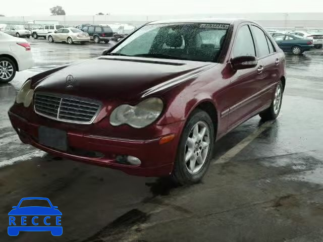 2002 MERCEDES-BENZ C240 WDBRF61J52E001777 image 1