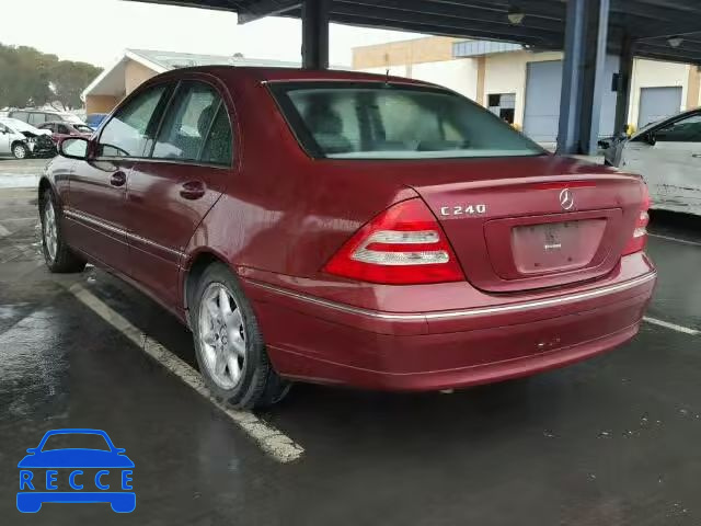 2002 MERCEDES-BENZ C240 WDBRF61J52E001777 Bild 2