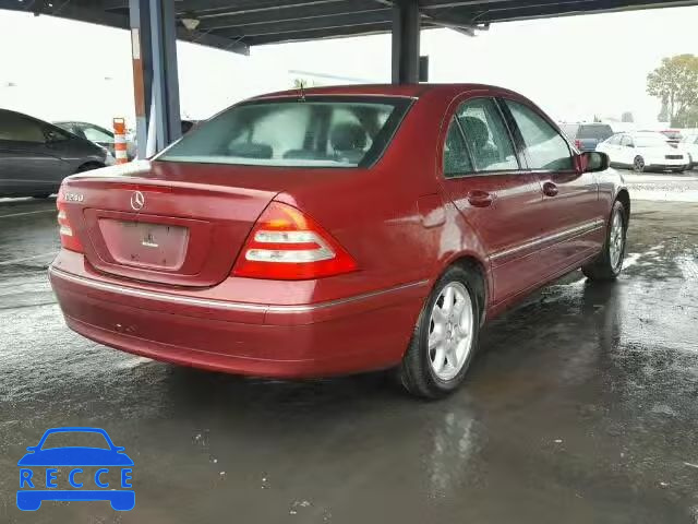 2002 MERCEDES-BENZ C240 WDBRF61J52E001777 image 3