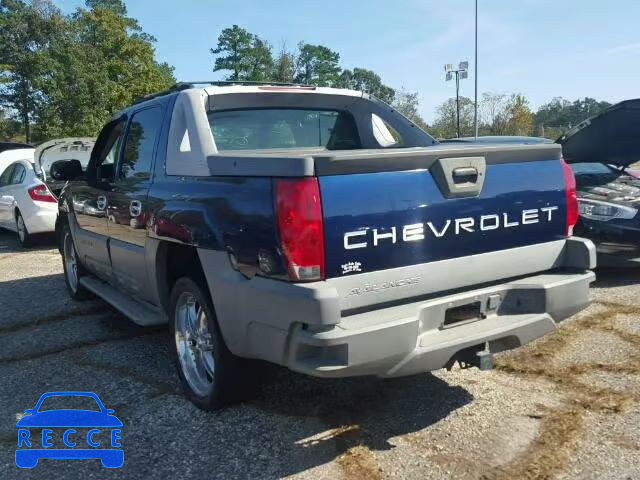 2002 CHEVROLET AVALANCHE 3GNEC13T82G240170 Bild 2