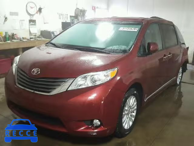 2014 TOYOTA SIENNA XLE 5TDYK3DC5ES475070 image 1