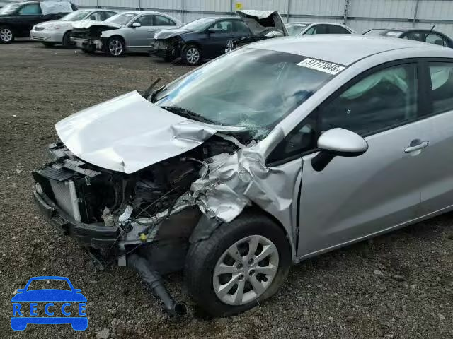 2014 KIA RIO LX KNADM4A37E6416649 image 9