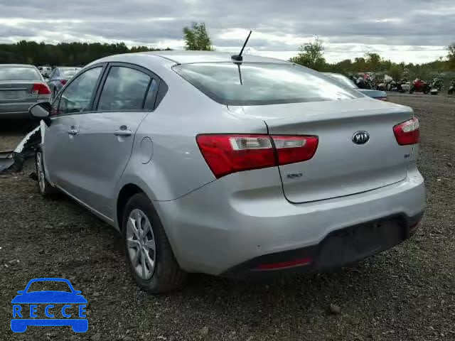 2014 KIA RIO LX KNADM4A37E6416649 image 2