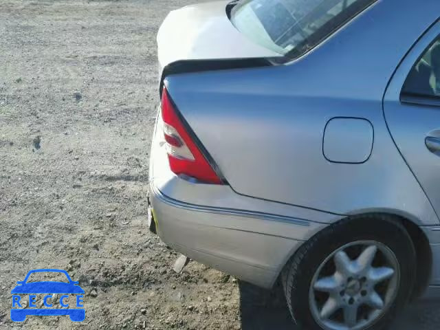 2001 MERCEDES-BENZ C240 WDBRF61J11F125070 зображення 9