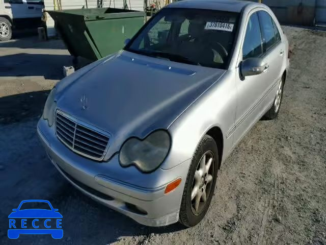 2001 MERCEDES-BENZ C240 WDBRF61J11F125070 зображення 1