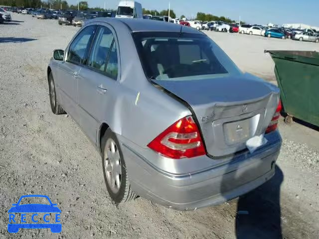 2001 MERCEDES-BENZ C240 WDBRF61J11F125070 Bild 2