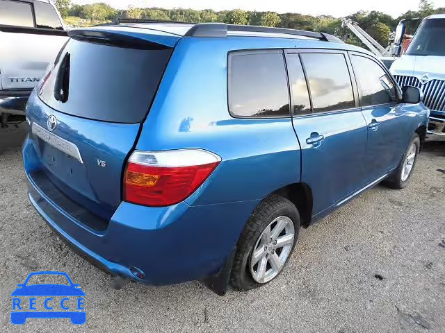 2008 TOYOTA HIGHLANDER JTEDS41A482040314 зображення 3