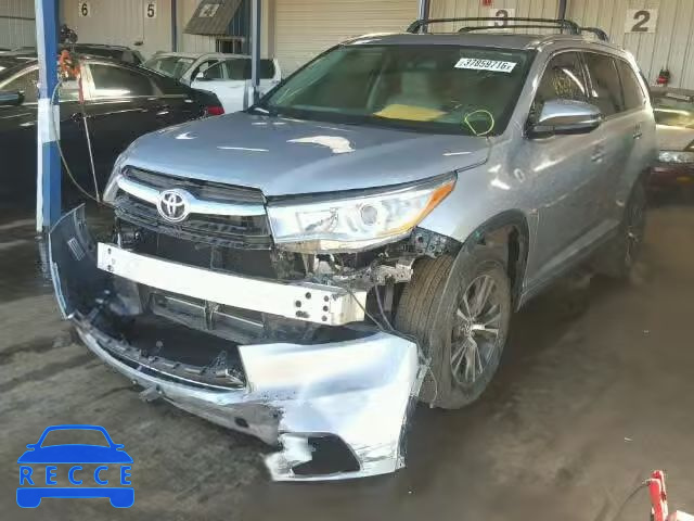 2016 TOYOTA HIGHLANDER 5TDJKRFH4GS292503 зображення 1