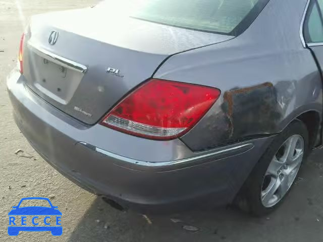 2007 ACURA RL JH4KB16547C000599 зображення 9