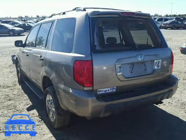 2004 HONDA PILOT EXL 2HKYF18624H538112 image 2