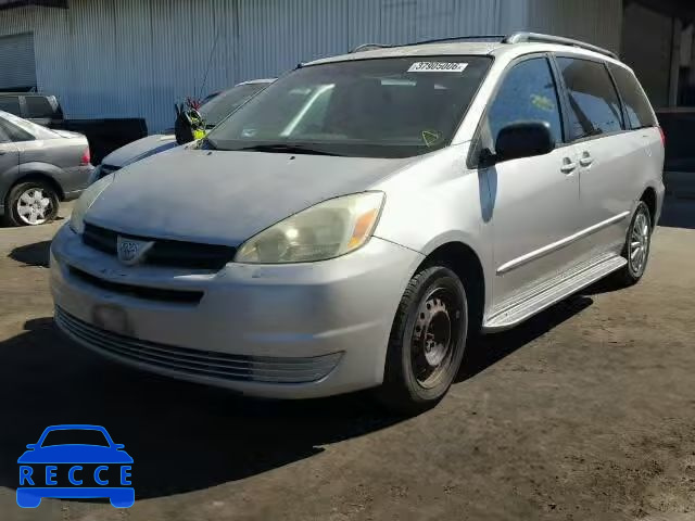 2004 TOYOTA SIENNA CE/ 5TDZA23C24S039181 зображення 1