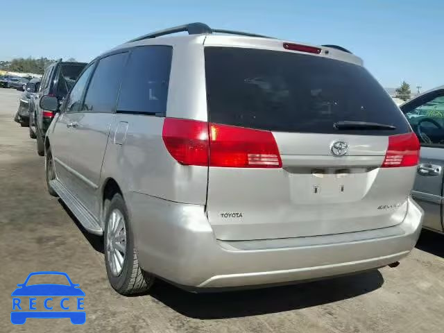 2004 TOYOTA SIENNA CE/ 5TDZA23C24S039181 зображення 2